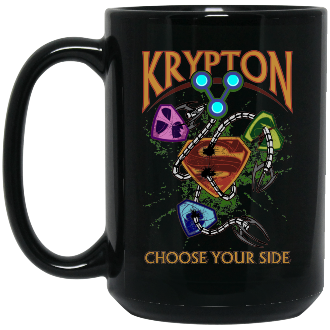Krypton Brainiac vs: Black Mug