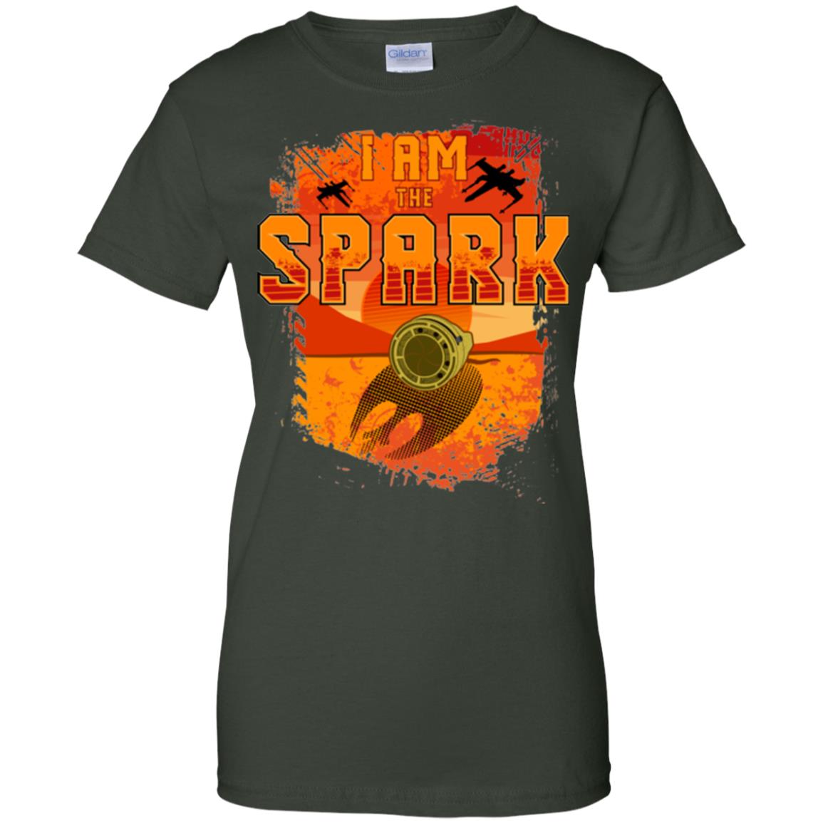 Ladies' I am the Spark 100% Cotton Graphic Tee