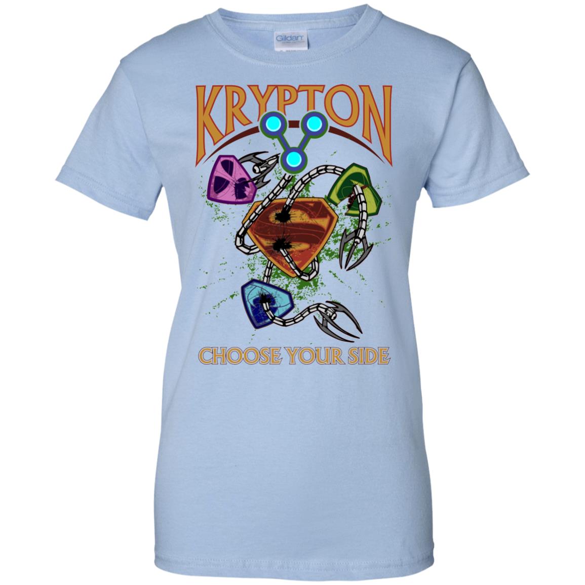 Ladies' Brainiac vs Krypton 100% Cotton Graphic Tee