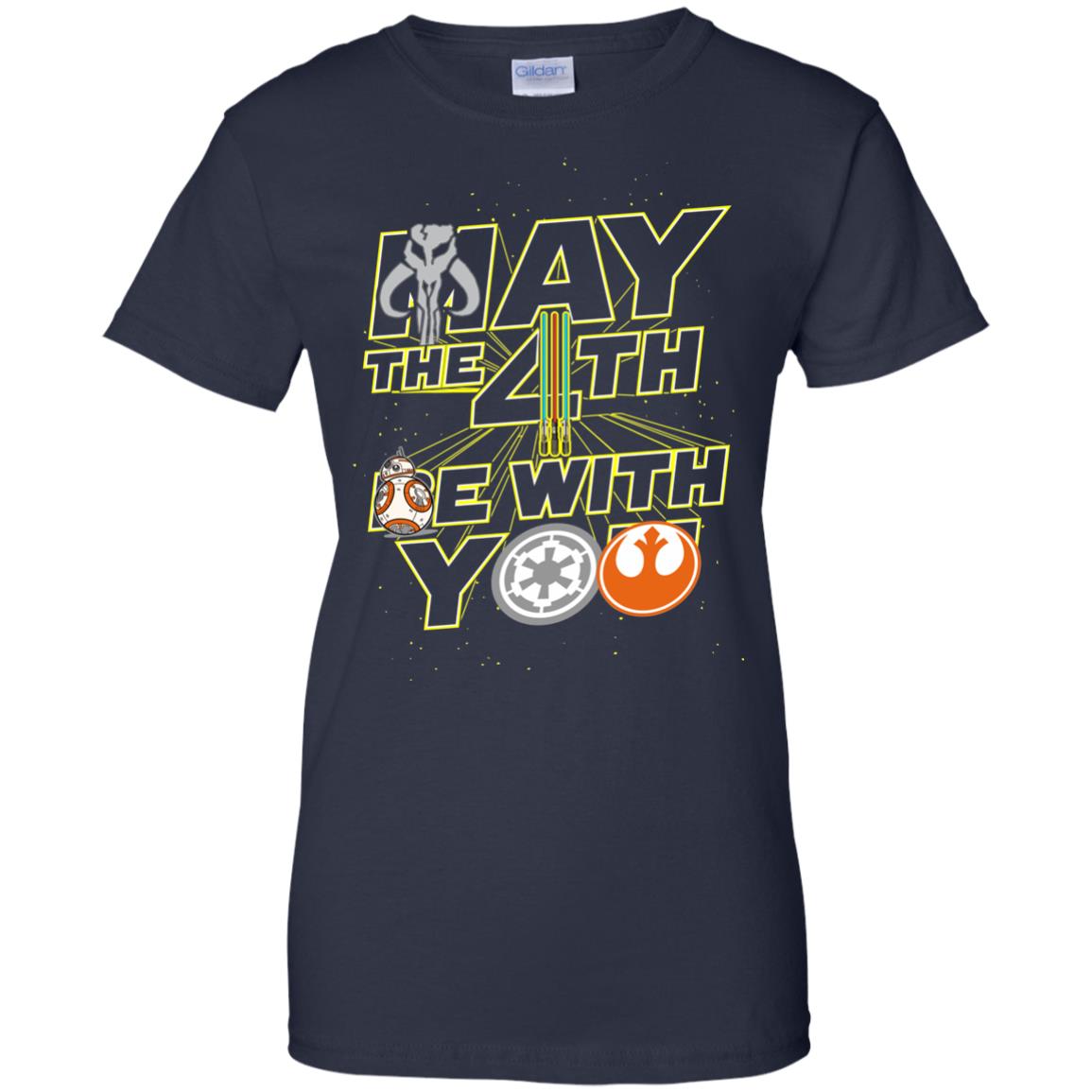 Ladies' May the 4th Be 100% Cotton Graphic Tee