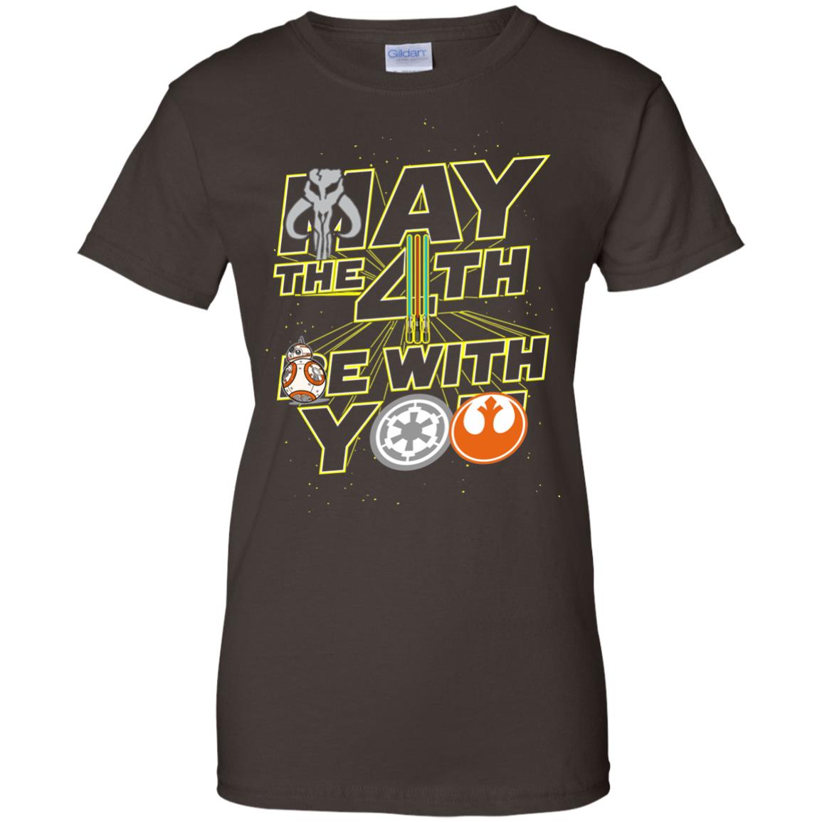 Ladies' May the 4th Be 100% Cotton Graphic Tee
