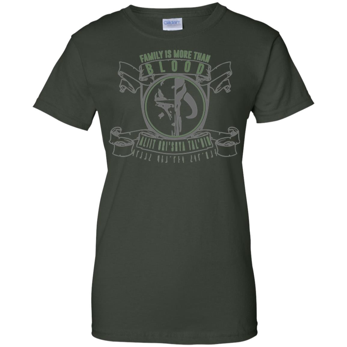 Ladies' Family is More than Blood 100% Cotton Graphic Tee