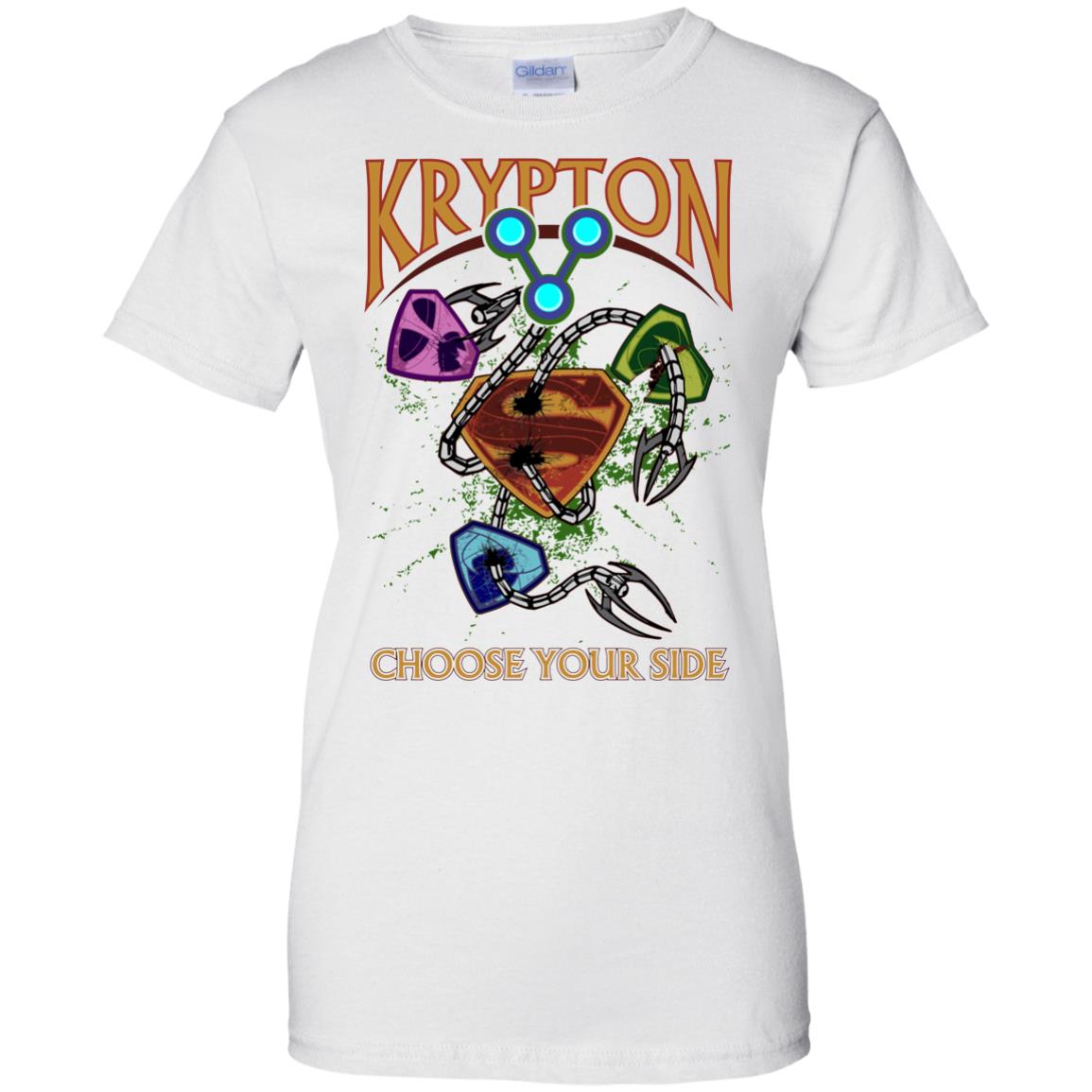 Ladies' Brainiac vs Krypton 100% Cotton Graphic Tee