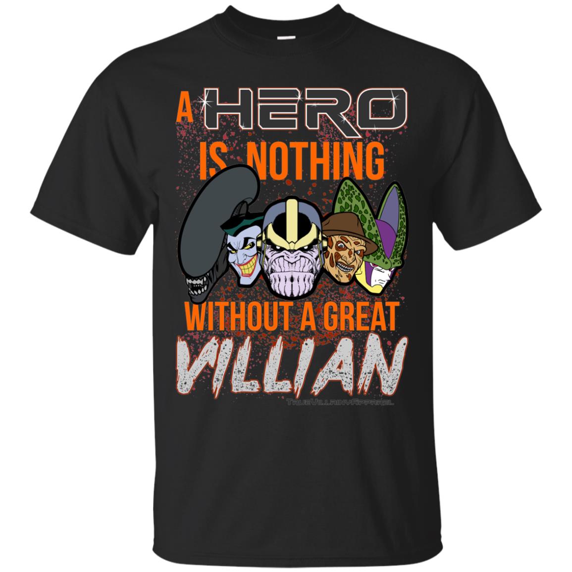 A Hero Is Only...Villain 100% Cotton T-Shirt