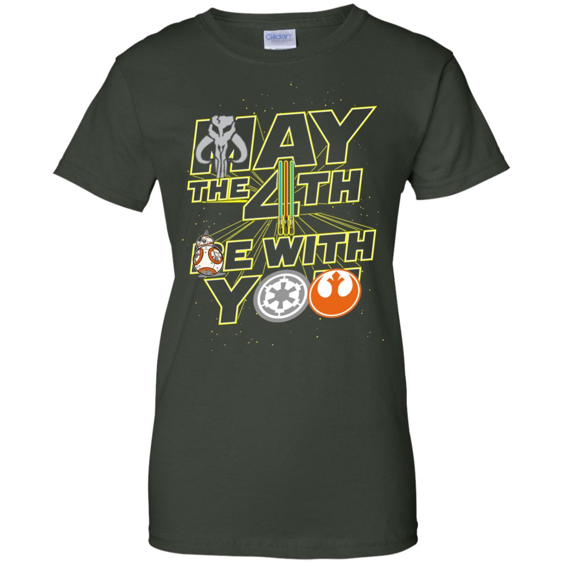Ladies' May the 4th Be 100% Cotton Graphic Tee