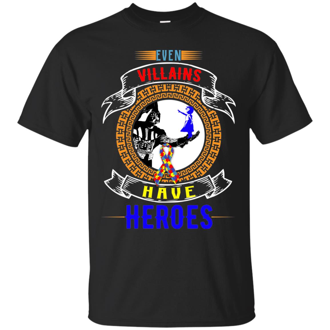 Even Villains Have a Hero Autism T-Shirt