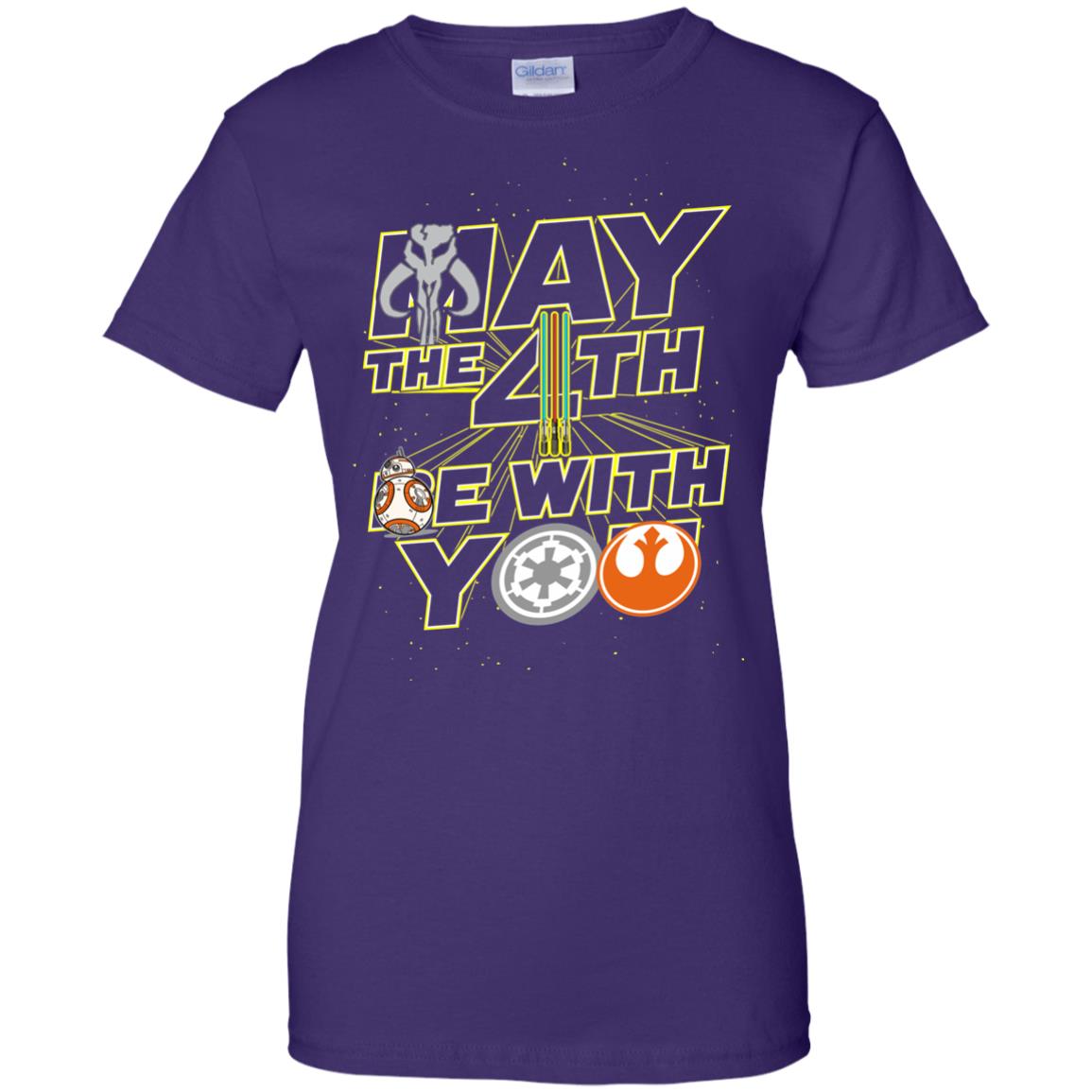 Ladies' May the 4th Be 100% Cotton Graphic Tee
