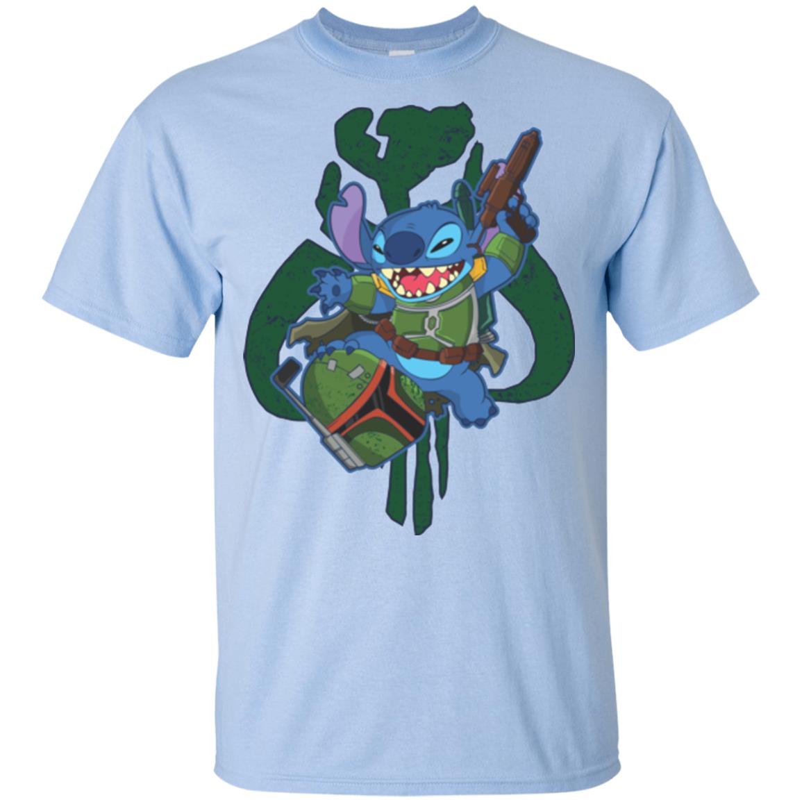 Youth Mando Stitch Graphic Tee