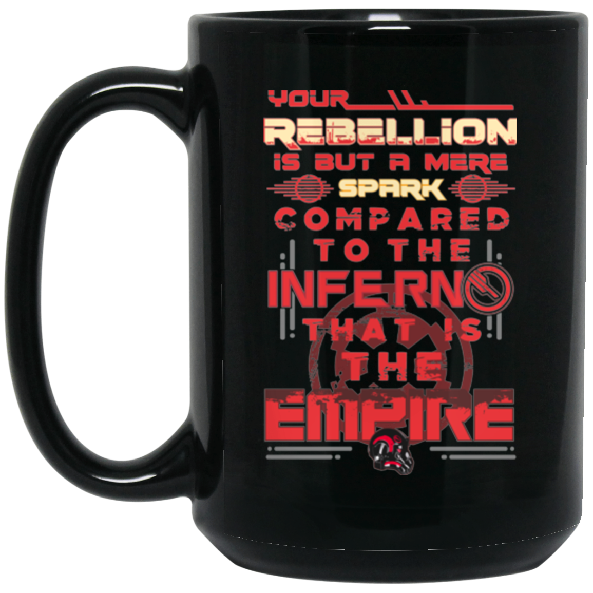 Empire Inferno 15 oz. Black Mug