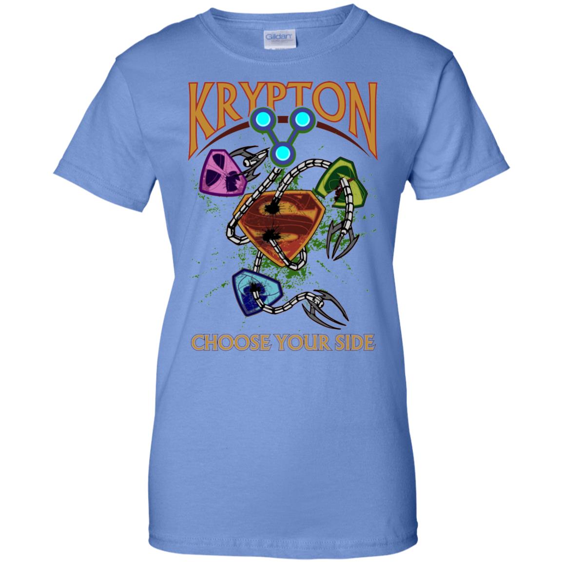 Ladies' Brainiac vs Krypton 100% Cotton Graphic Tee
