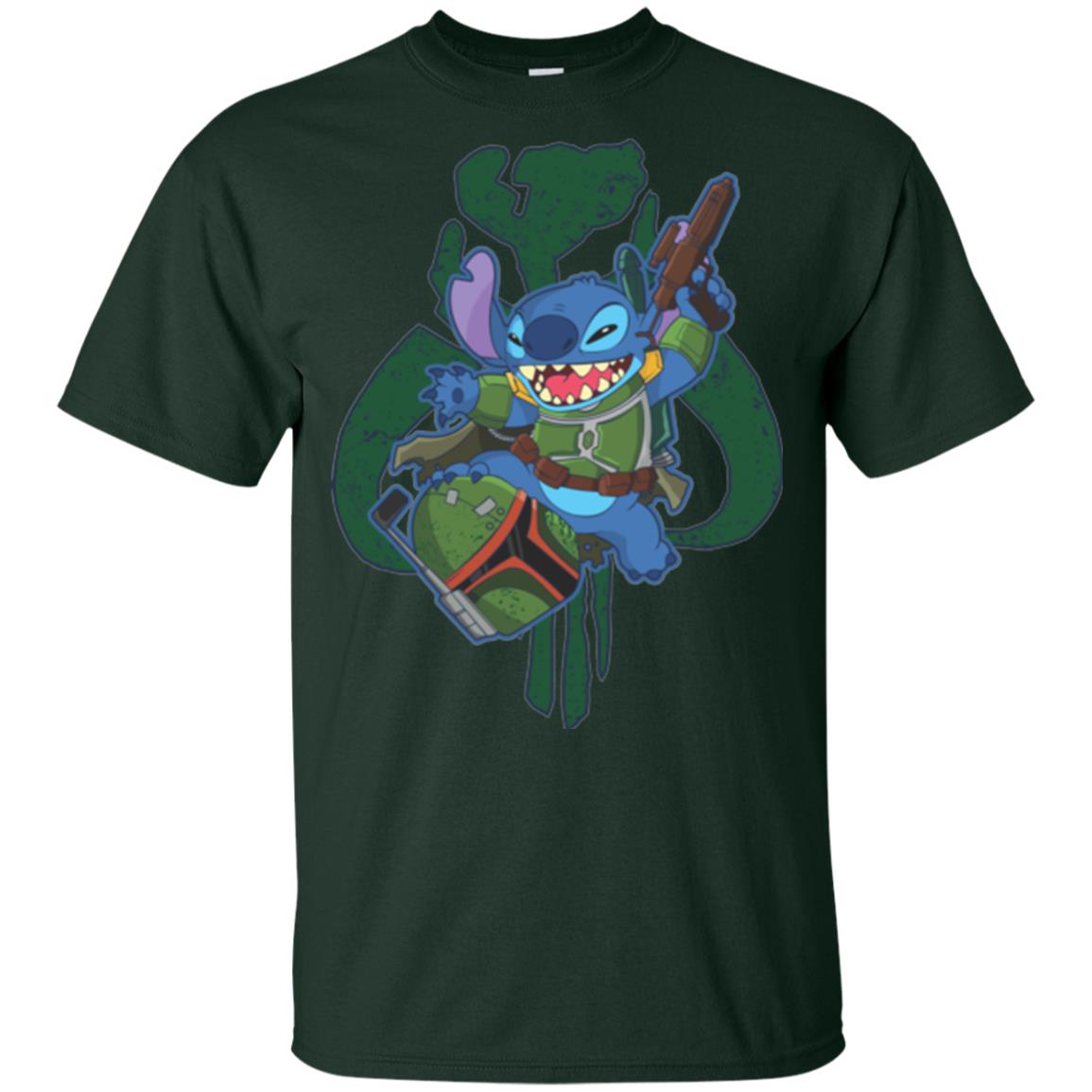 Youth Mando Stitch Graphic Tee