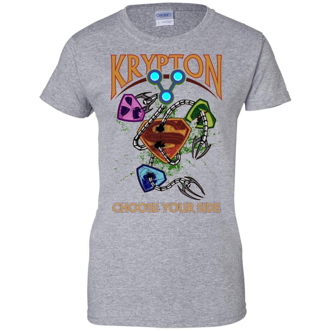 Ladies' Brainiac vs Krypton 100% Cotton Graphic Tee