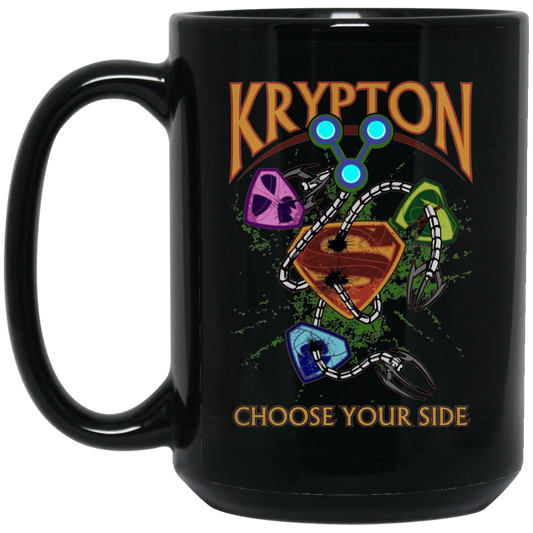 Krypton Brainiac vs:  Black Mug