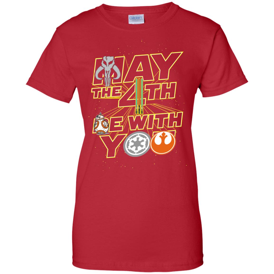Ladies' May the 4th Be 100% Cotton Graphic Tee