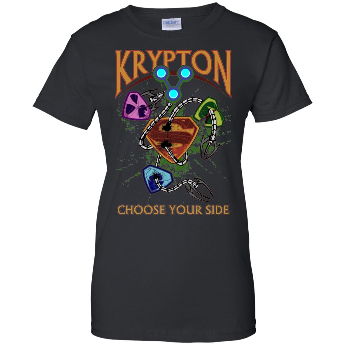 Ladies' Brainiac vs Krypton 100% Cotton Graphic Tee