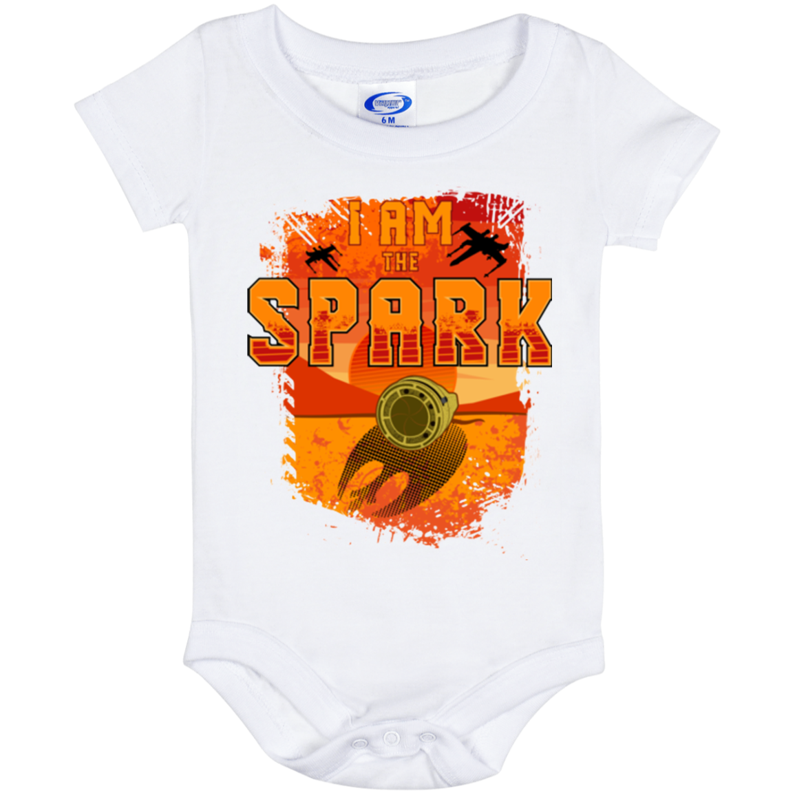 " I am the Spark" Baby Onesie 6 Month