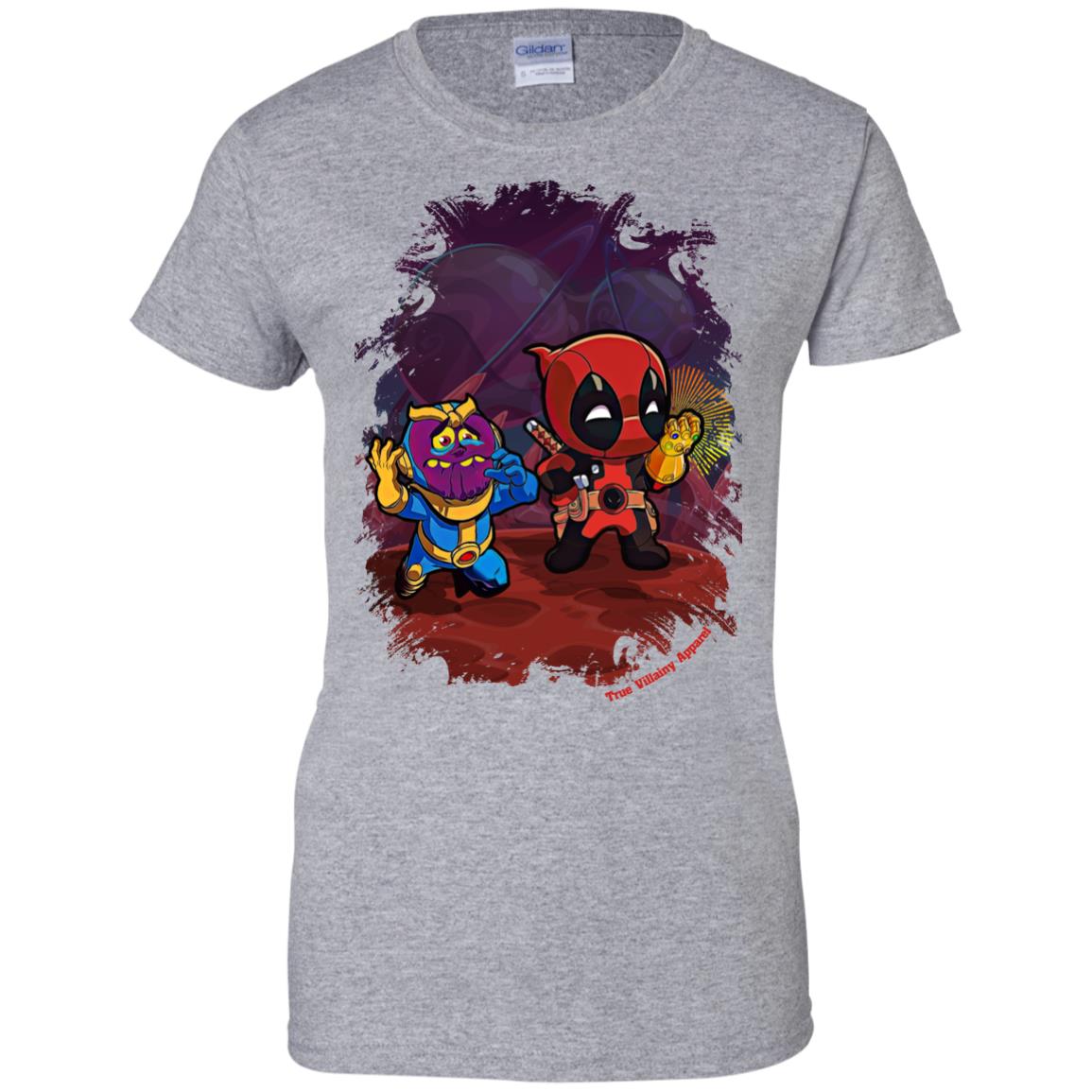 Ladies' Deadpool vs Thanos 100% Cotton T-Shirt
