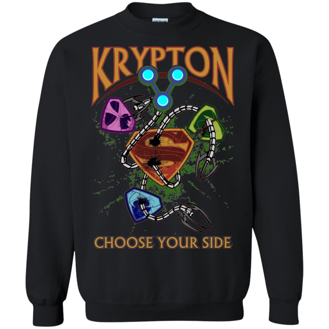 Chose your Side Krypton Crewneck Pullover Sweatshirt  8 oz.