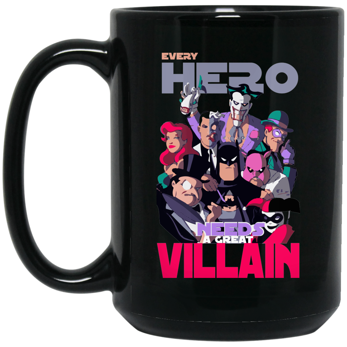 Every Hero 15 oz. Black Mug
