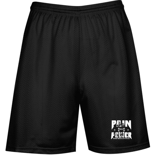 Pain Equals Power- Performance Mesh Shorts