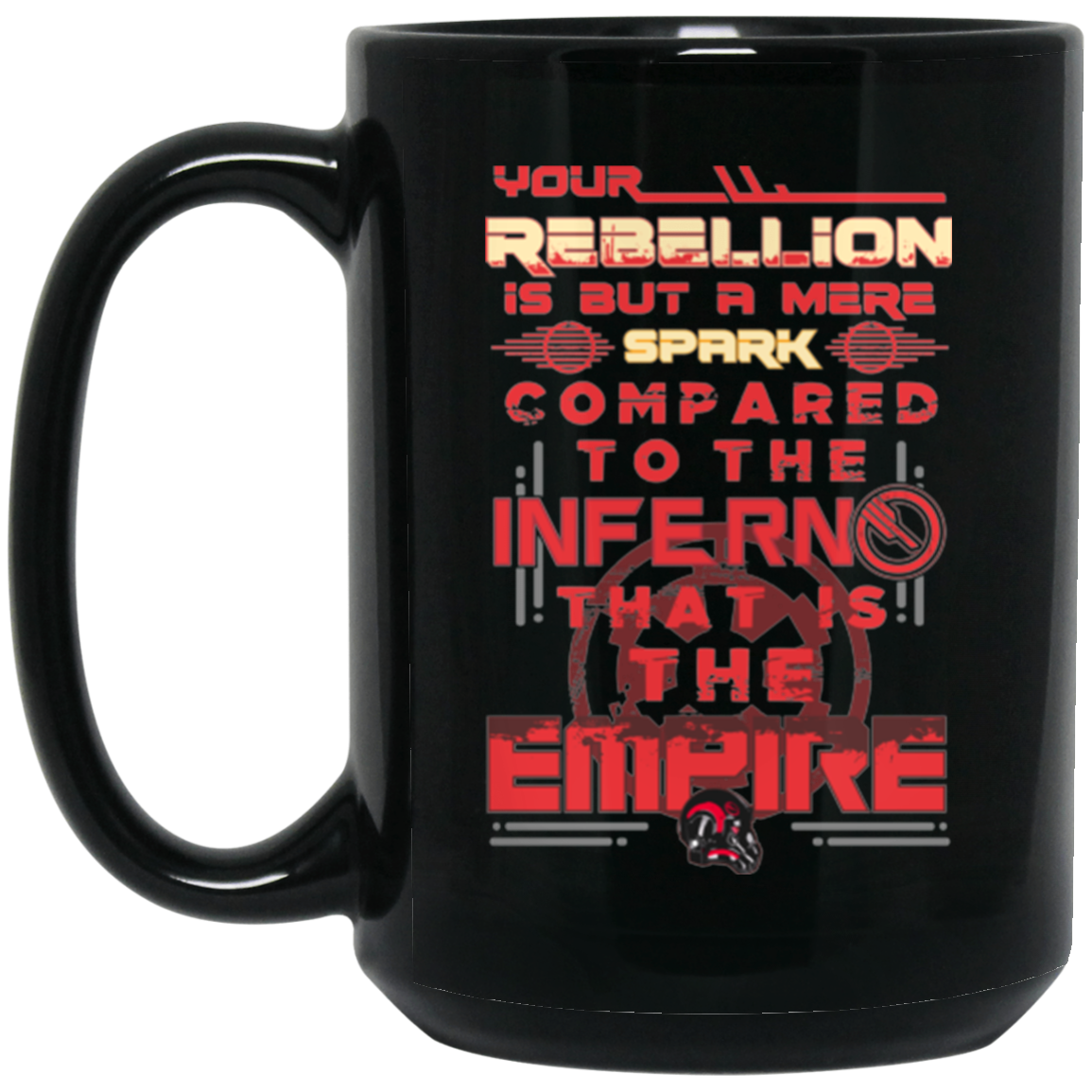 Empire Inferno  15 oz. Black Mug