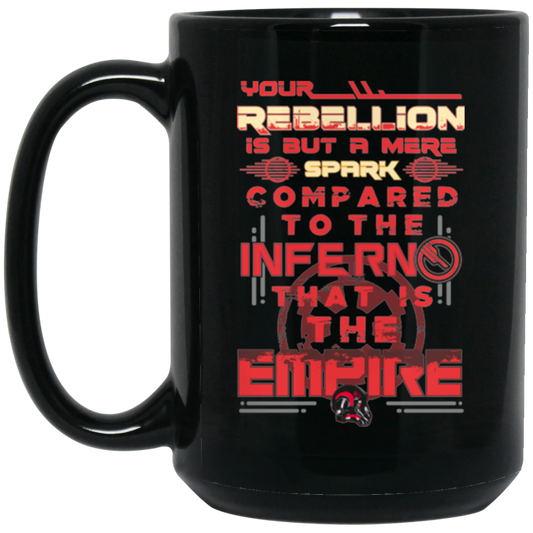 Empire Inferno  15 oz. Black Mug