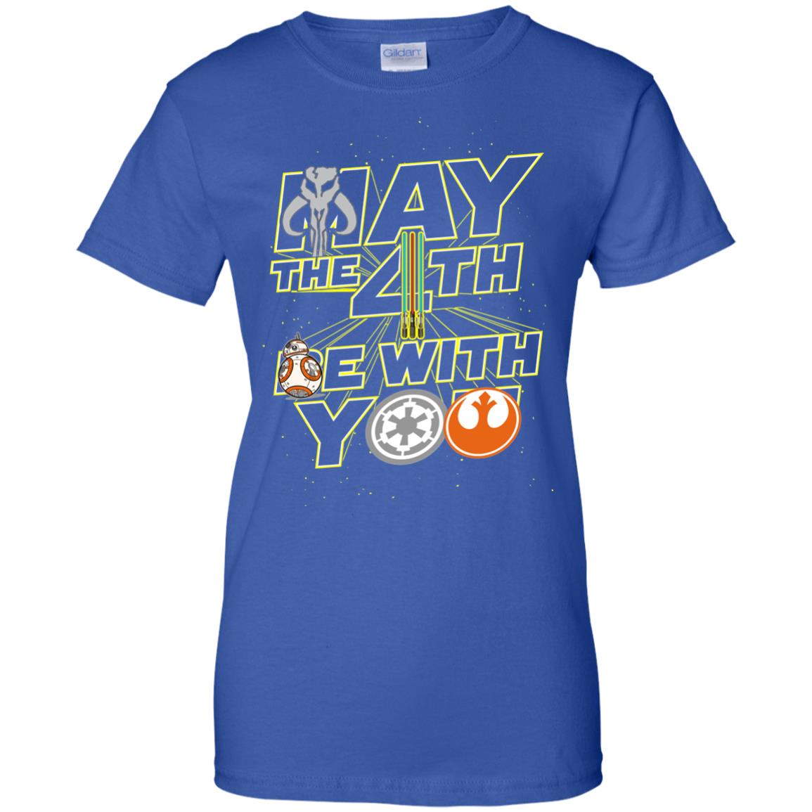 Ladies' May the 4th Be 100% Cotton Graphic Tee