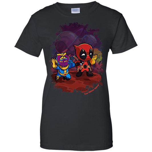 Ladies' Deadpool vs Thanos 100% Cotton T-Shirt